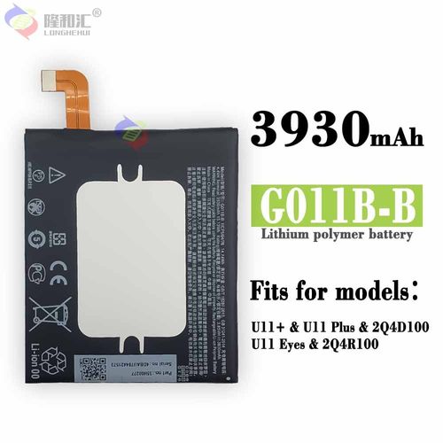 Batterie De Remplacement,Convient Pour Htc U11 + Batterie De Téléphone Portable A Noyau D'origine Haute Capacité Gauche G011b-B Tableau Électrique Intégré