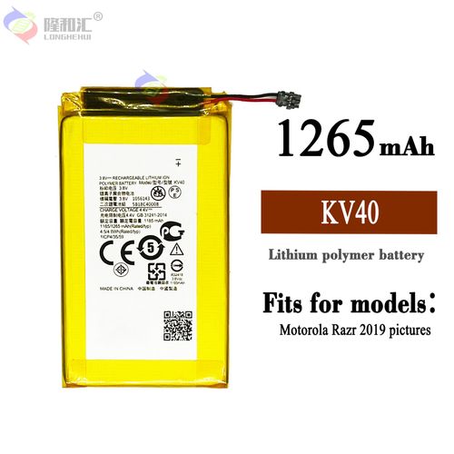 Batterie De Remplacement,Convient Pour La Batterie De Téléphone Portable Motorola Razr 2019 Kv30 Kv40