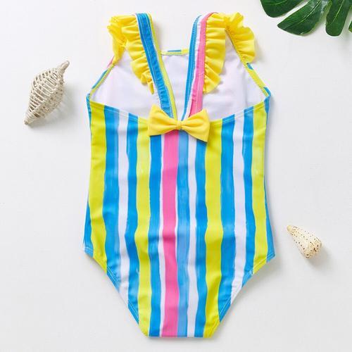 Maillot De Bain Une Pièce Pour Filles De 2 À 14 Ans,Vêtements De Plage Pour Enfants