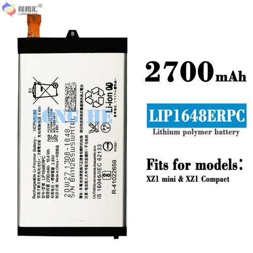 Batterie De Remplacement,Convient Pour La Batterie De Téléphone Portable Sony Xperia X/Xperia Z1 Compact Lip1648erpc