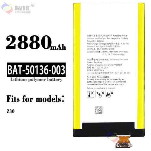 Batterie De Remplacement,Batterie Intégrée Pour Téléphone Mobile Blackberry Z30 Bat-50136-003