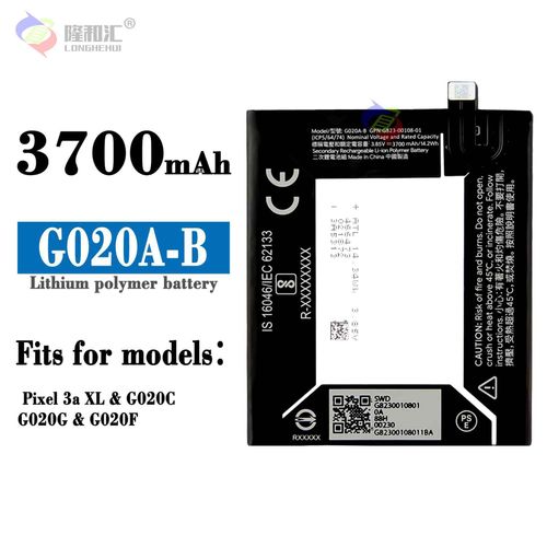 Batterie De Remplacement,Convient Pour La Batterie De Téléphone Portable Google Google Pixel 3a Xl Google Pixel3a Xl G020a-B