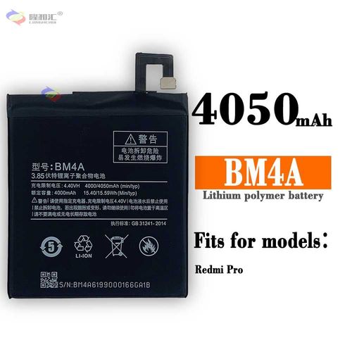 Batterie De Remplacement,Batterie Intégrée Pour Téléphone Portable Xiaomi Redmi Pro Miui Xiaomi Redmi Pro Bm4a
