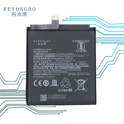 Batterie De Remplacement,Convient Pour Miui Xiaomi Redmi K20 Pro/Mi 9t Pro Batterie Bp40 Batterie De Téléphone Portable Tableau Électrique