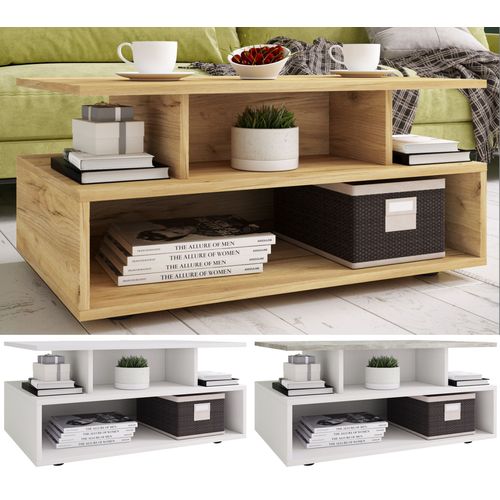 Vcm Bois Table Basse Haute Table De Salon Table D'appoint Table De Rangement Esila Bois Table Basse Haute Table De Salon Table D'appoint Table De Rangement Esila