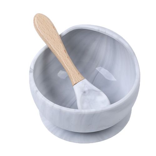 Set De Table En Silicone Pour Bébé, Set Avec Isolation En Forme De Nuage, Napperon Chaud, Tasse D'alimentation Pour Bébé, Fourniture De Formation