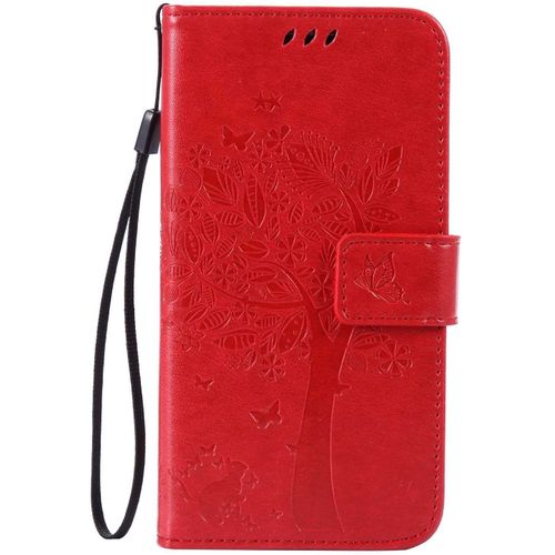 Coque Galaxy A5 2016, Galaxy A5 2016 Magnetic Housse Coque, Etui En Cuir Pour Samsung Galaxy A5 2016 (#6 Rouge)