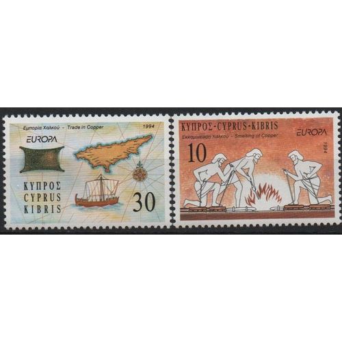 Chypre Timbres Europa 1994
