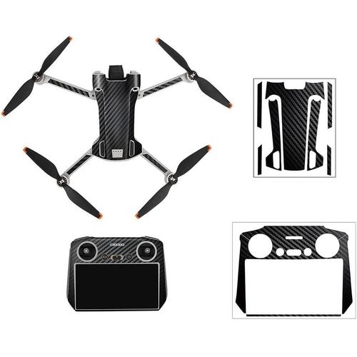 Ensemble D'autocollants De Drone, Autocollant De Bras De Corps De Télécommande De Peau Imperméable Compatible Pour Mini 3 Pro Drone, Autocollants De Motif 3d Accessoires De Bricolage De Drone-Général