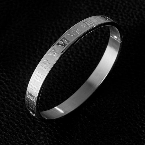 Numéro Couleur Argent - S 16-17cm - Bracelet En Acier Inoxydable Pour Homme Et Femme, Bijou En Cristal, Bijou Fait Main, Cadeau Idéal Pour Couple, Nouvelle Collection 2021