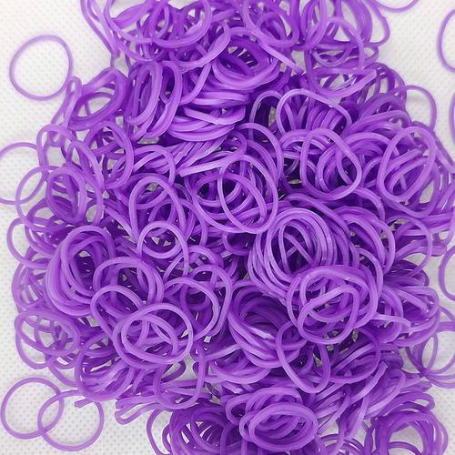 Violet - Bracelet En Caoutchouc Tissé Pour Enfants Pièces, 200 Bandes De Caoutchouc Pour Cheveux, Faire Un Collier Coloré, Jouets Diy, Cadeau De Noël