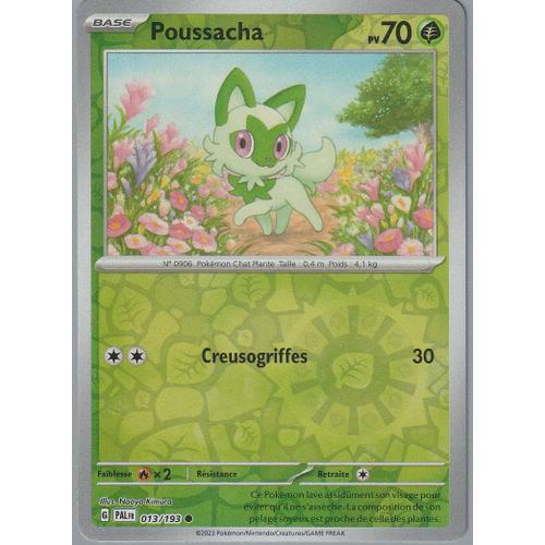 Carte Pokémon - Poussacha - 013/193 - Reverse - Sv2 Evolution À Paldea