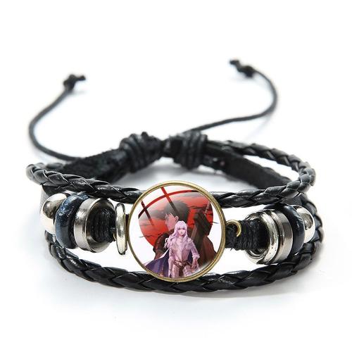 Style 22 - Bracelet En Cuir Avec Personnage De Dessin Animé Berserk, Corde Tressée, Bracelet Réglable, Accessoires, Bijoux Pour Hommes, Cadeau