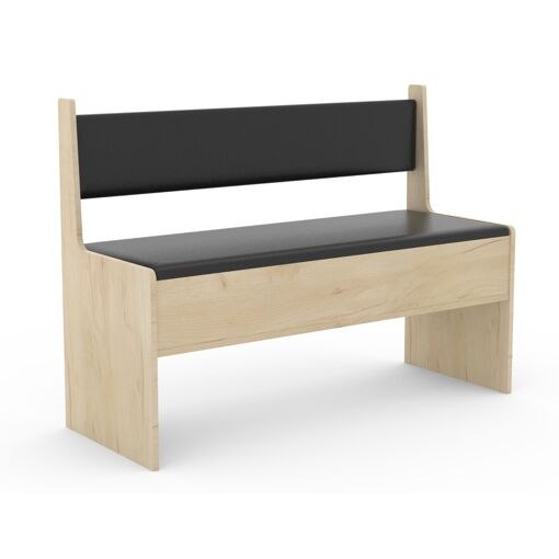 VCM Banc d'angle en bois Banc avec coffre Esal Largeur 110 cm Banc ...