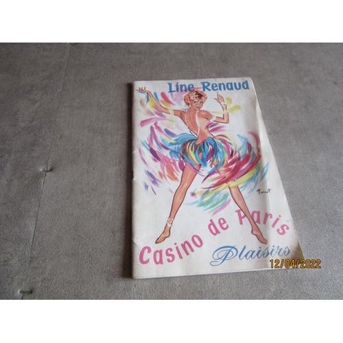 Programme Line Renaud Casino De Paris Plaisirs Henri Varna
