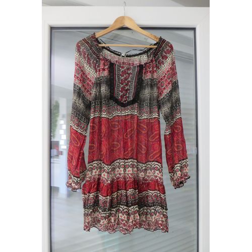 Chemisier Manche Longue Style Hippy Vintage +