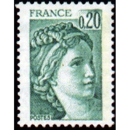 Timbre France 1978 Oblitéré - Sabine - 0,20 Yt1967