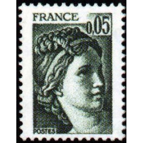 Timbre France 1978 Oblitéré - Sabine - 0,05 Yt1964