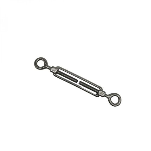 Linxor - Lot de 10 tendeurs de fil réglables en acier inoxydable - Double oeillets - M6