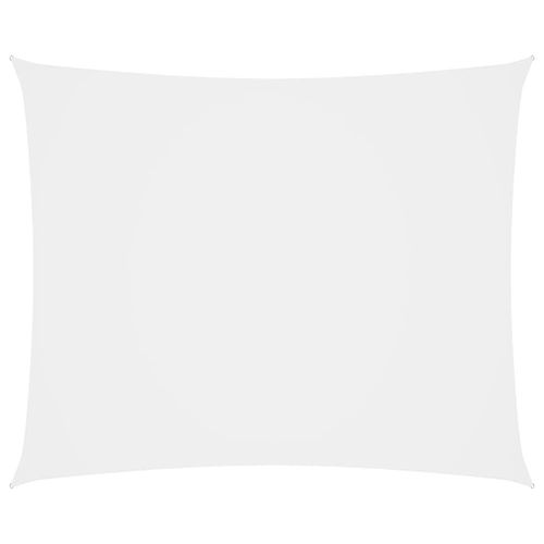 Voile Toile D'ombrage Parasol Tissu Oxford Rectangulaire 4 X 6 M Blanc Helloshop26 02_0009700