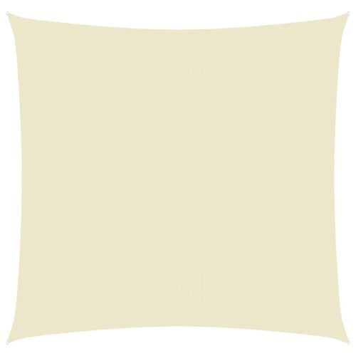 Voile Toile D'ombrage Parasol Tissu Oxford Carré 3 X 3 M Crème Helloshop26 02_0009486