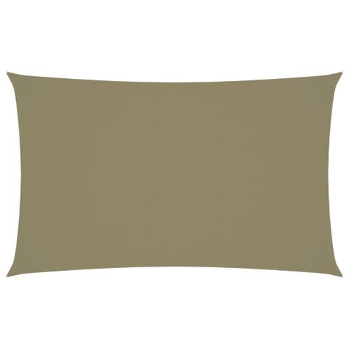 Voile Toile D'ombrage Parasol Tissu Oxford Rectangulaire 3 X 6 M Beige Helloshop26 02_0009686