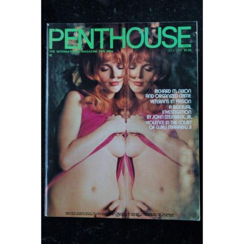 Penthouse Us 1974/07 Brigitte Maier Carole Cameron Barbie Lewis James Purdy Bisexuality John Steinbeck