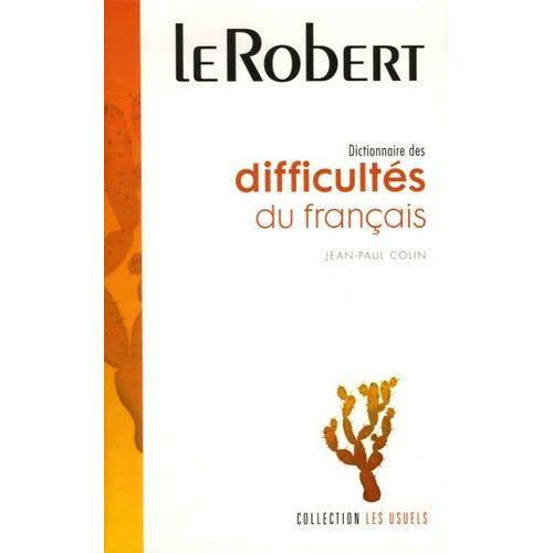 Dictionnaire Des Difficultés Du Français