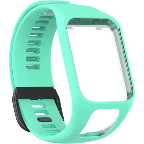 Bracelet Compatible Avec Tomtom Runner 23/Spark Smart Bracelet Strap Pour Femmes Hommes, Remplacement En Silicone Souple, Bracelet De Sport Avec Trous Respirants Pour Tomtom