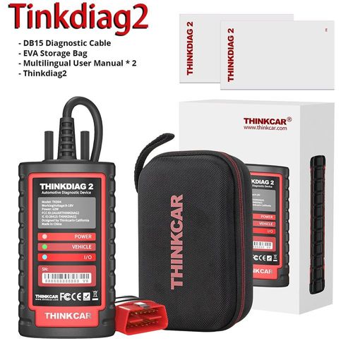 Thinkcar Thinkdiag2 Outil De Diagnostic Automobile Gratuit Pendant Un An Prenant En Charge Can Fd