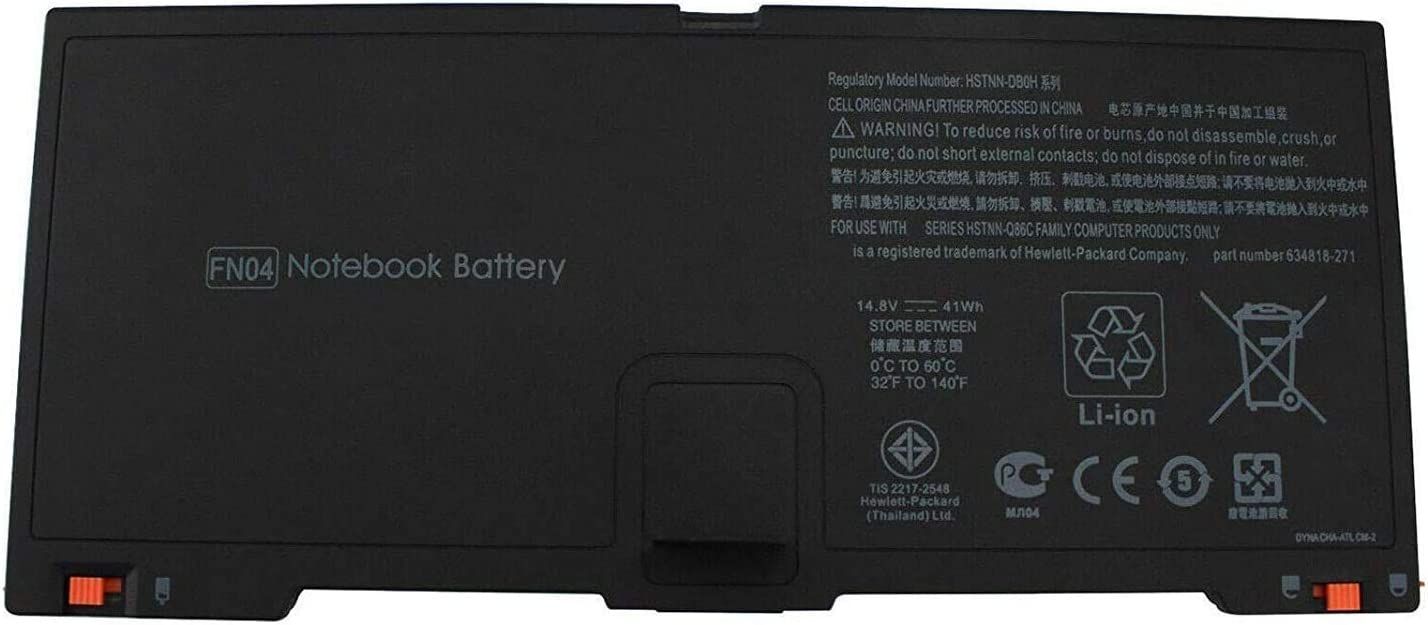 FN04 QG644PA QK648AA HSTNN-DB0H 635146-001 634818-271 Remplacement de Batterie d'ordinateur Portable pour HP Probook 5330M Series14.8V 41wh