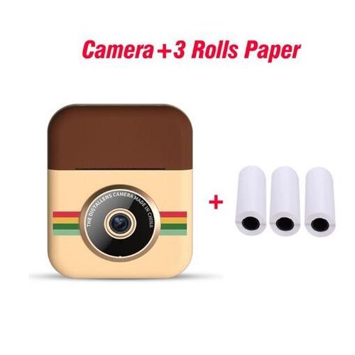 Caméra 3 papier - Appareil photo à impression numérique