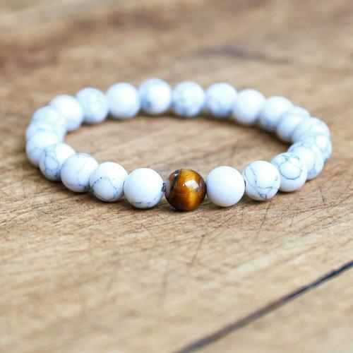 Puissance À 3 Forces - Taille Homme - Bracelet En Pierre Naturelle Pour Femmes, Bijoux, Lien Personnalisé, Autres Acheteurs, N'achetez Pas D'options De Photo