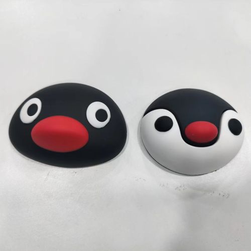 Pingouin Autocollant Tridimensionnel Noir Et Blanc, 2 Pièces, Tasse Mignonne 3d, Autocollants De Réfrigérateur, Décoration Créative De La Maison
