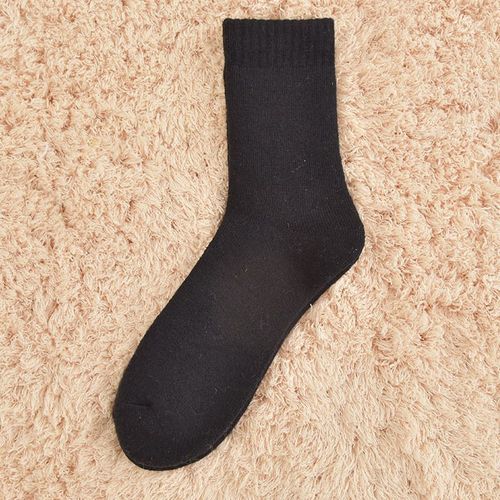 Chaussettes En Laine Mérinos Pour Homme Et Femme, Lot De 2 Paires, Très Épaisses Et Chaudes Pour L'hiver, Matière Solide, Contre Le Froid Et La Neige