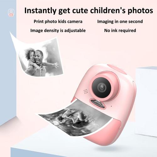 Appareil Photo à Impression instantanée pour Enfants, Appareil Photo  numérique Portable à Impression créative pour garçons et Filles Zero Ink  Kids
