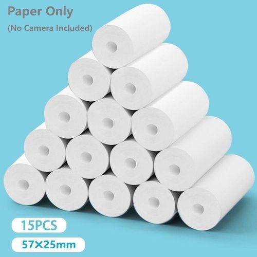 15 Rolls Print Paper - Appareil Photo Instantané Pour Enfants, 2.0 Pouces, 1080p, Avec Papier D'impression Thermique, Jouet, Cadeau De Noël