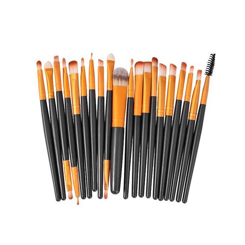 Ensemble De Pinceaux De Maquillage Professionnels, 20 Pièces, Ombre À Paupières, Fond De Teint, Lèvres 