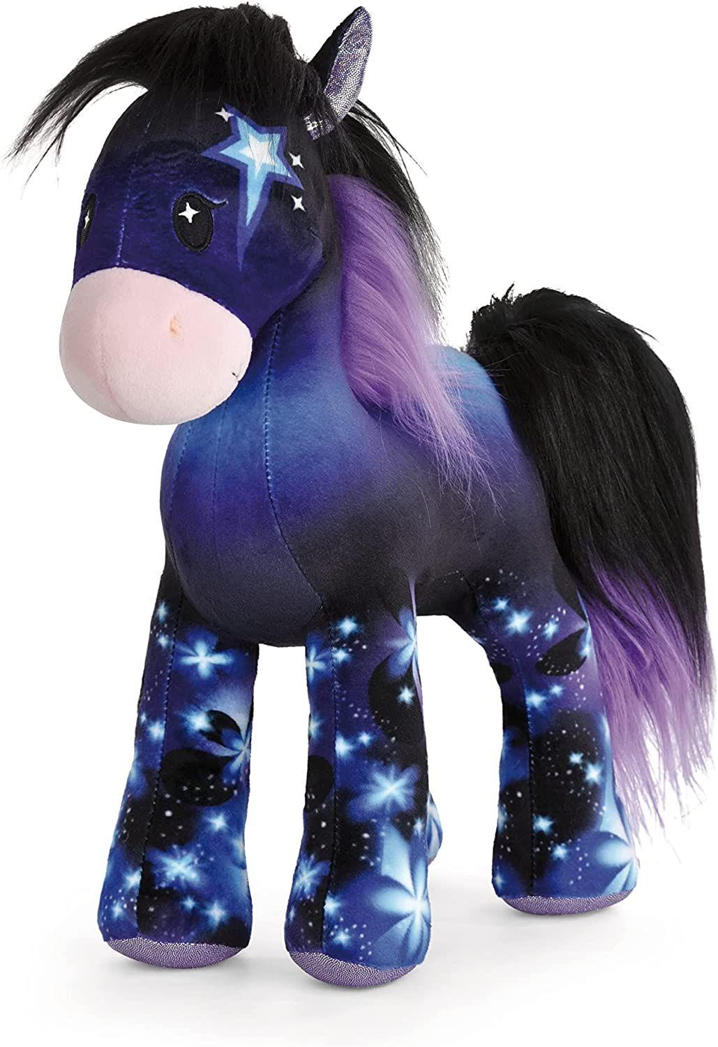 ToonTechnology Peluche Poney Starflower 25?cm ¿C Peluche Douillette,  Adorable Doudou ¿¿ dorloter et ¿¿ Utiliser comme Jouet, pour Enfants et  Adultes, 48753, Super Id¿¿e Cadeau, Bleu