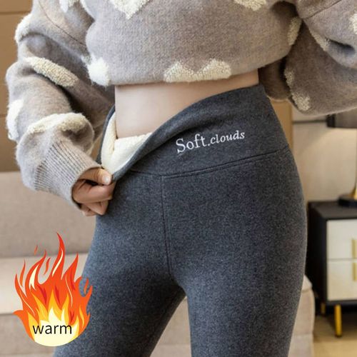 Leggings En Laine D'agneau Épais Pour Femme, Pantalon Chaud Doublé Polaire, Longueur Cheville, Sexy, Taille Haute, Slim, Fitness, Hiver 2022