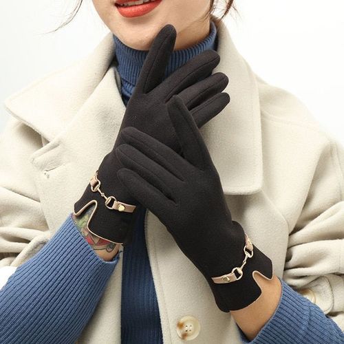 Mitaines À Écran Tactile Pour Femmes, Gants Coupe-Vent, Vintage, À La Mode, Pour Conduire, Garder Au Chaud, Livraison Directe, Nouvelle Grace, Hiver