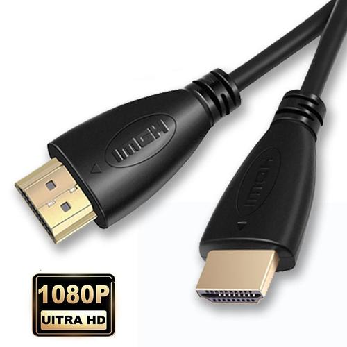 Câbles Vidéo Compatibles Hdmi, 1.5 M/3 M/5m, Câble 3d Plaqué Or 1.4 1080p, Pour Hdtv, Switch, Extension Ps4