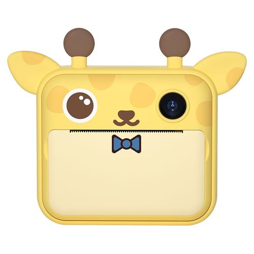 32 Go - jaune - Appareil Photo instantané pour enfants, pour filles, avec papier Photo thermique, jouets, cadeau'anniversaire