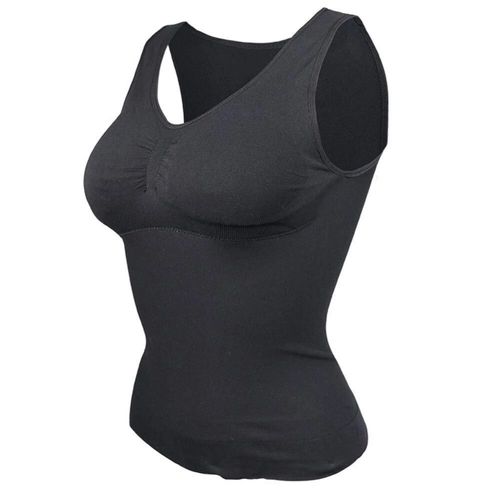Débardeur Rembourré À Haute Élasticité Pour Femmes, Vêtement Moulant, Contrôle Du Ventre, Amincissant, Compression, Corset