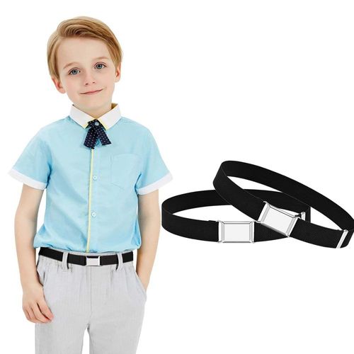 Ceinture Ajustable En Toile Élastique Pour Enfants, Pour Garçons Et Filles, Pantalons À Boucles Faciles, Sangles
