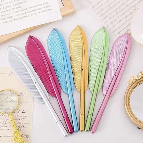 Stylo Plume Métallique Neutre Créative Noire, 5 Pièces, 0.5, Papeterie Pour Étudiant, Vente En Gros, Cadeau De Noël Final Juin 1