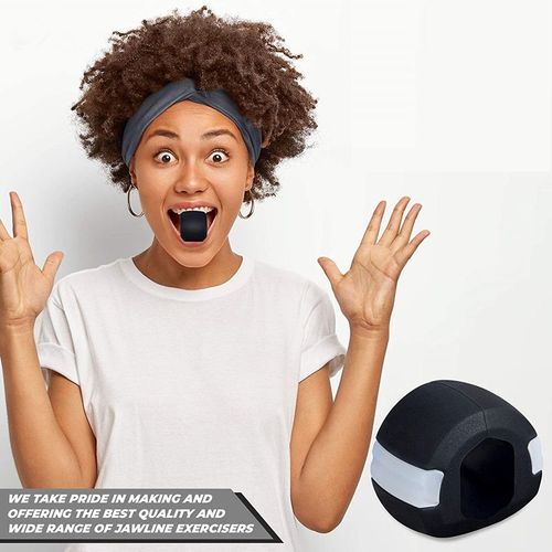 Balle De Fitness Anti-Âge En Silice De Qualité Alimentaire, Pour Tonifier Les Muscles Du Visage, Du Menton Et Des Joues
