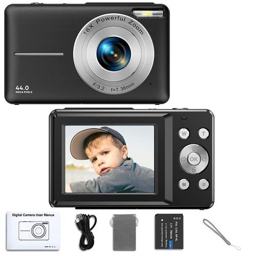 Appareil Photo Numérique Compact - 1080P HD 44MP Caméra avec Carte