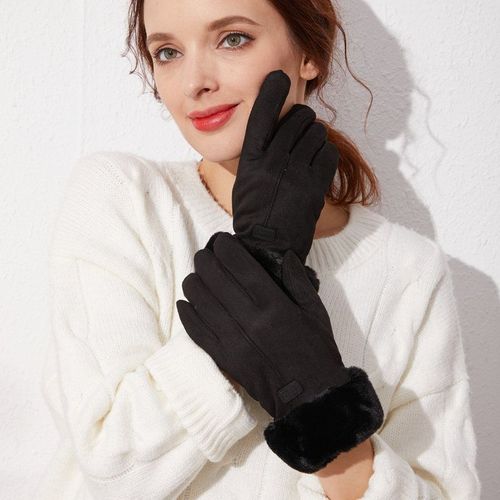 Gants De Sport De Plein Air Pour Femmes, Mignons Et Chauds, Fourrés, Mitaines À Doigt, Plein Air, Écran, Nouvelle Mode, Automne Hiver, 2022