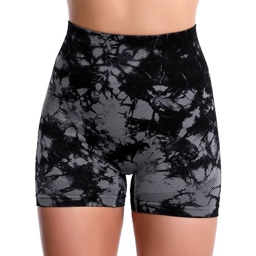 Shorts De Yoga Pour Femmes, Leggings De Sport, De Course, De Cyclisme, De Fitness, Taille Haute, Push-Up, Teintés En Noir, Nouvelle Collection